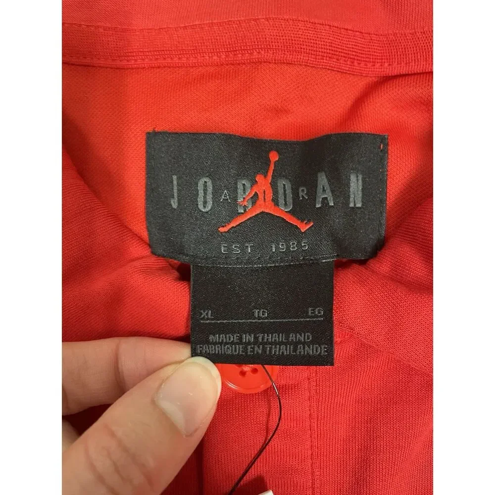 NWT Nike Jordan Cougars Dri-FIT Polo Shirt Red Men’s XL Golf Training